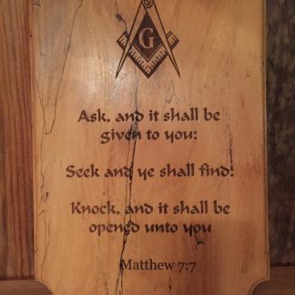 Wood Plaque Custom Engraved